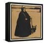 Queen Victoria (Woodcut)-William Nicholson-Framed Stretched Canvas