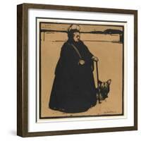 Queen Victoria (Woodcut)-William Nicholson-Framed Giclee Print