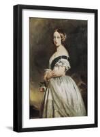 Queen Victoria-Franz Xaver Winterhalter-Framed Art Print