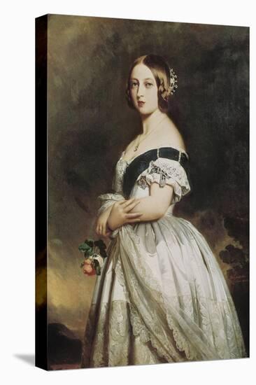 Queen Victoria-Franz Xaver Winterhalter-Stretched Canvas