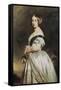 Queen Victoria-Franz Xaver Winterhalter-Framed Stretched Canvas