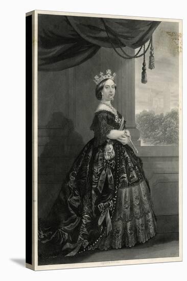 Queen Victoria-W.W. Alais-Stretched Canvas