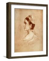 Queen Victoria-Franz Seraph von Lenbach-Framed Giclee Print