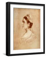 Queen Victoria-Franz Seraph von Lenbach-Framed Giclee Print