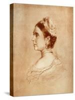 Queen Victoria-Franz Seraph von Lenbach-Stretched Canvas