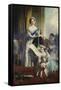 Queen Viktoria of England with Her Children-John Calcott Horsley-Framed Stretched Canvas