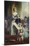 Queen Viktoria of England with Her Children-John Calcott Horsley-Mounted Giclee Print