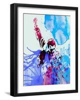 Queen Watercolor-Jack Hunter-Framed Art Print