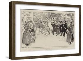 Queen Wilhelmina's Accession, Historical Procession in Honour of Her Majesty-Phil May-Framed Giclee Print