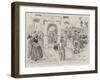 Queen Wilhelmina's Accession, the Eiffel Tower at Volendam Erected in Honour of Her Majesty-Phil May-Framed Giclee Print