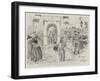 Queen Wilhelmina's Accession, the Eiffel Tower at Volendam Erected in Honour of Her Majesty-Phil May-Framed Giclee Print