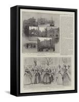 Queen Wilhelmina's Accession, the Fete at Scheveningen-null-Framed Stretched Canvas