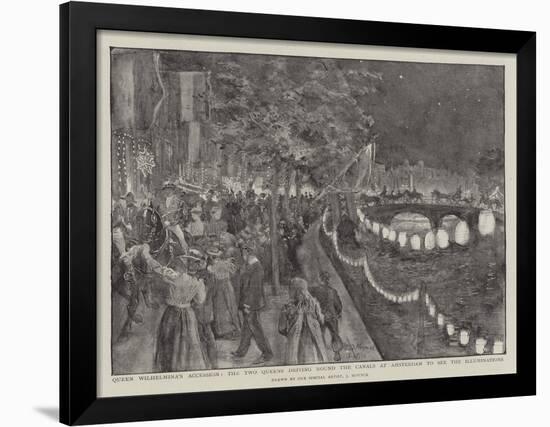 Queen Wilhelmina's Accession-null-Framed Giclee Print