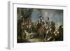 Queen Zenobia before Emperor Aurelian, 1717-Giandomenico Tiepolo-Framed Giclee Print