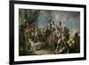 Queen Zenobia before Emperor Aurelian, 1717-Giandomenico Tiepolo-Framed Giclee Print