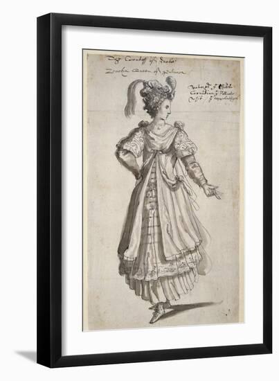 Queen Zenobia, C.1609-Inigo Jones-Framed Giclee Print