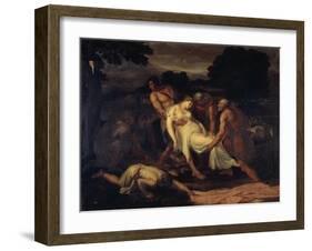 Queen Zenobia Taken from River Araxes by Shepherds-Francesco Nenci-Framed Giclee Print