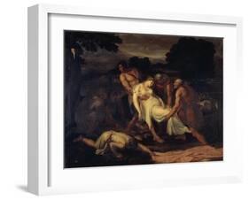 Queen Zenobia Taken from River Araxes by Shepherds-Francesco Nenci-Framed Giclee Print