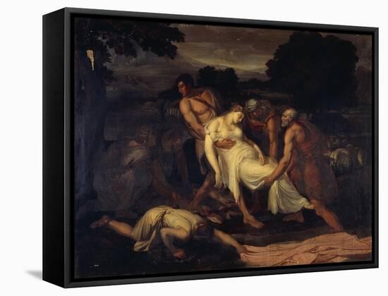 Queen Zenobia Taken from River Araxes by Shepherds-Francesco Nenci-Framed Stretched Canvas