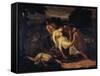 Queen Zenobia Taken from River Araxes by Shepherds-Francesco Nenci-Framed Stretched Canvas
