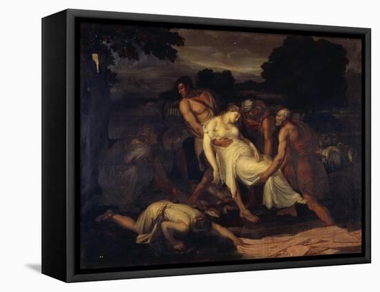 Queen Zenobia Taken from River Araxes by Shepherds-Francesco Nenci-Framed Stretched Canvas