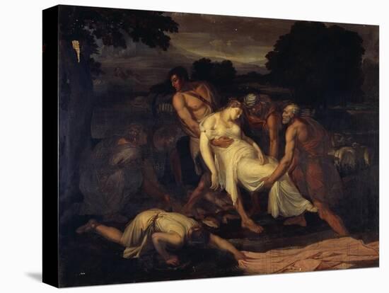 Queen Zenobia Taken from River Araxes by Shepherds-Francesco Nenci-Stretched Canvas