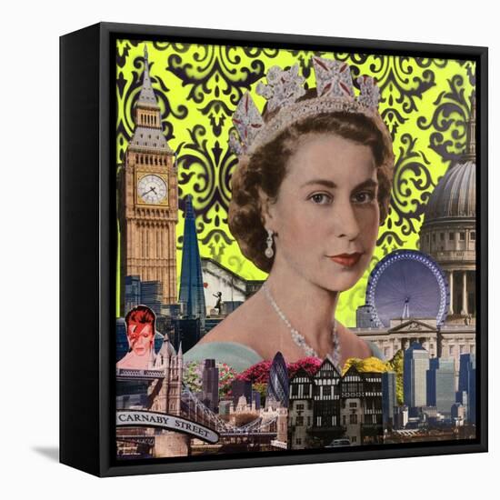 Queen-Anne Storno-Framed Stretched Canvas