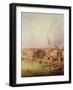 Queenhithe - St. Paul's in the Distance, 1860-F. Lloyds-Framed Giclee Print