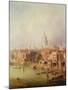 Queenhithe - St. Paul's in the Distance, 1860-F. Lloyds-Mounted Giclee Print