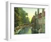 Queens and Bridge-null-Framed Art Print