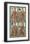 Queens (Bauern Hochzeit Deck)-Andreas Benedictus Gobl-Framed Art Print