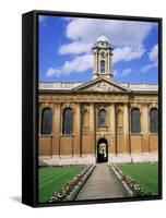 Queens College, Oxford, Oxfordshire, England, United Kingdom-Roy Rainford-Framed Stretched Canvas