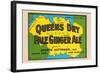 Queens Dry Pale Ginger Ale-null-Framed Art Print