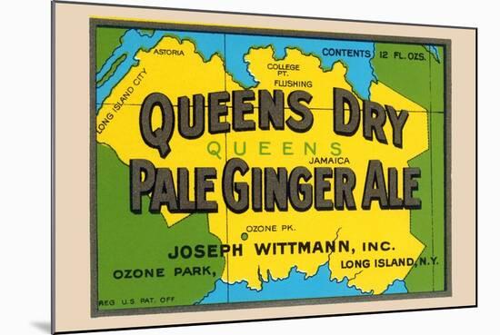 Queens Dry Pale Ginger Ale-null-Mounted Art Print