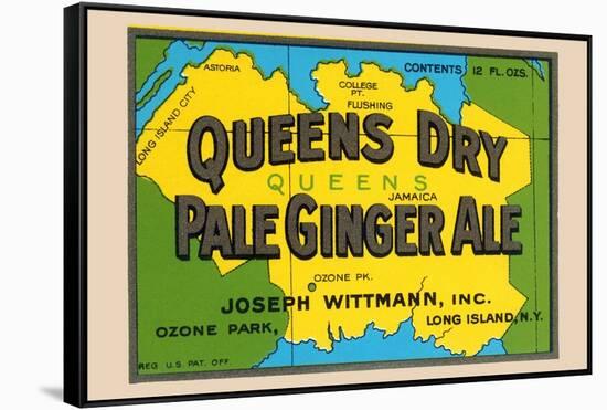 Queens Dry Pale Ginger Ale-null-Framed Stretched Canvas