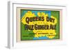 Queens Dry Pale Ginger Ale-null-Framed Art Print