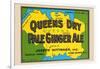 Queens Dry Pale Ginger Ale-null-Framed Art Print