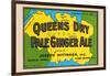 Queens Dry Pale Ginger Ale-null-Framed Art Print