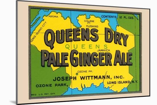 Queens Dry Pale Ginger Ale-null-Mounted Premium Giclee Print