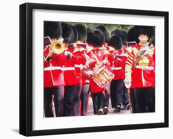 Queens Guards-Tosh-Framed Art Print