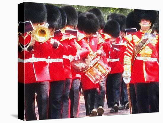 Queens Guards-Tosh-Stretched Canvas