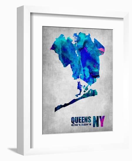 Queens New York-NaxArt-Framed Art Print