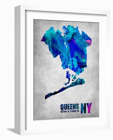 Queens New York-NaxArt-Framed Art Print