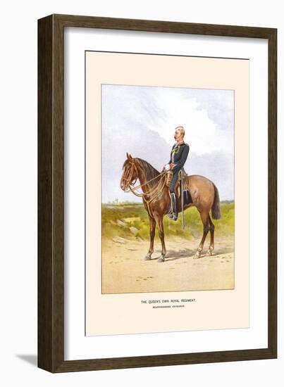 Queens Own Royal Regiment - Staffordshire Yeomanry-Walter Richards-Framed Art Print