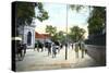 Queens Road Central, Near the Parade Ground, Hong Kong, China, C1900s-null-Stretched Canvas