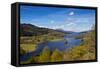 Queens View at Loch Tummel-Circumnavigation-Framed Stretched Canvas