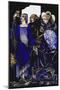 Queens Who Wasted the East by Proxy....'. 'Queens', Nine Glass Panels Acide-Harry Clarke-Mounted Giclee Print
