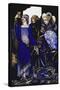 Queens Who Wasted the East by Proxy....'. 'Queens', Nine Glass Panels Acide-Harry Clarke-Stretched Canvas