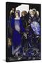 Queens Who Wasted the East by Proxy....'. 'Queens', Nine Glass Panels Acide-Harry Clarke-Stretched Canvas