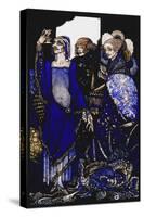 Queens Who Wasted the East by Proxy....'. 'Queens', Nine Glass Panels Acide-Harry Clarke-Stretched Canvas